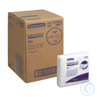 KIMTECH® Pure* W4 Wischtücher weiß, VE=5 x 100 Tücher   Reinraumwischtücher...