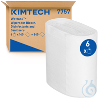 KIMTECH® Wettask DS Wischtücher weiß, VE=6 Rollen á 140 Tücher KIMTECH®...