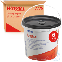 WypAll® Reinigungstücher 27x27 cm perforiert, grün, VE=6 Spendereimer à 90...