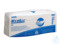 WypAll® X70 Wischtücher - gefaltet / Weiß Vom Aufwischen von Schmutz, Öl und...