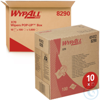 WypAll&reg; X70 PowerClean - Zupfbox / Blau Lagen: 1 Gr&ouml;&szlig;e: 42,60 cm x 21,20 cm...