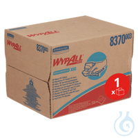 WypAll® X60 Wischtücher 42x28 cm geprägt, hellblau, BRAG Box à 200 Tücher...