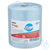 WypAll® X60 Genral Clean - Großrolle / Blau Vom Aufwischen von Schmutz, Öl...