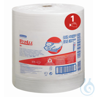 WypAll® X80 Cloths 8377 - 1 large roll x 475 white, 1 ply cloths The WypAll®...