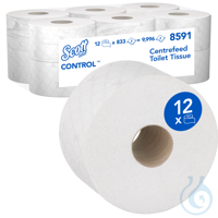 Scott&reg; Control&trade; Toilettenpapier - Zentralentnahme / Wei&szlig; /204 Lagen: 2 Gr&ouml;&szlig;e:...