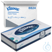 Kleenex&reg; Kosmetikt&uuml;cher - Standard / Wei&szlig; Lagen: 3 Gr&ouml;&szlig;e: 20,00 cm x 20,00 cm...