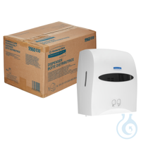 Dispenses single sheets of Kleenex® or Scott® Rolled Hand Towel, without the...