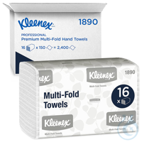 Kleenex&reg; Handt&uuml;cher - MultiFold / Wei&szlig; /Mittel Lagen: 1 Gr&ouml;&szlig;e: 23,50 cm x...
