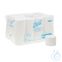 Scott&reg; Essential&trade; Toilettenpapierrollen - Coreless / Wei&szlig; Lagen: 2 Gr&ouml;&szlig;e:...
