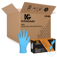 KleenGuard® G10 Comfort Plus™ Blue Nitrile Gloves 54186 - Disposable Gloves -...