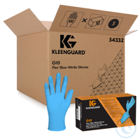 KleenGuard® G10 FleX Nitril-Handschuhe - 24 cm, beidhändig tragbar / Blau /S...