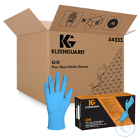 KleenGuard® G10 Flex™ Blue Nitrile Gloves 54333 - Tactile Disposable Gloves -...