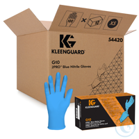 KleenGuard® G10 Blaue Nitril-Handschuhe - 24 cm, beidhändig tragbar / Blau...