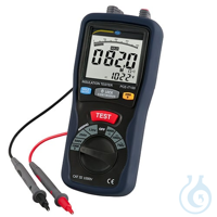 Isolationstester PCE-IT100 Der Isolationstester erfasst mit Hilfsspannungen von 125 V, 250 V, 500...