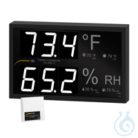 Temperature and Humidity Indicator PCE-EMD 10 The thermometer can be...