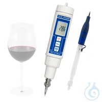 pH-Meter PCE-PH20WINE The pH meter was developed to directly determine the pH...