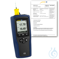 2 Channel Datalogger Temperature Meter PCE-T 330-ICA