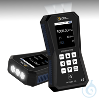 Stroboscope PCE-LES 103 Stroboscope with 3 high-power LEDs / 6160 lux @ 30 cm...