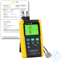 Vibration Datalogger PCE-VM 5000-ICA The 4-channel PCE-VM 5000 Vibration Data...