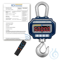 Crane Scale PCE-CS 5000N-ICA PCE-CS 5000N is a digital battery-powered Crane...