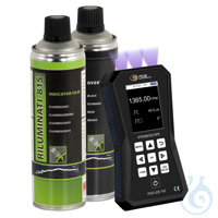 Stroboscope PCE-LES 103UV-365-CTA-KIT Analysing the movement of rotating...