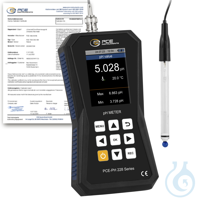 pH-Meter PCE-PH 228HTE-ICA Our high-precision pH meter stands for precision,...