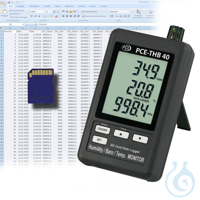 Thermo-Hygro-Barometer PCE-THB 40 The air humidity meter records the air...