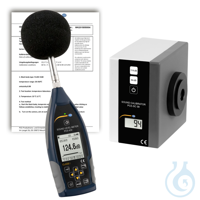 Kit inclusive Sound Level Meter PCE-430  and Calibrator PCE-SC 09 The class 1...
