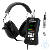 Accelerometer PCE-VT 3850 Accelerometer with external sensor / Peak value...