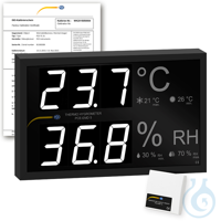 Temperature and Humidity Indicator PCE-EMD 5-ICA The thermometer can be...