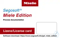 Miele APS 101 Sego, Segosoft Miele Edition (Zusatzlizenz)
